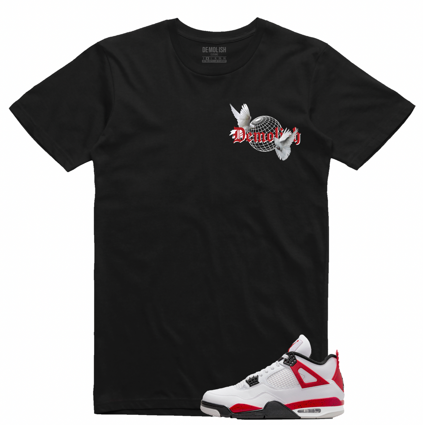 Dream Any Means Tee (Blk/Red/Wte)