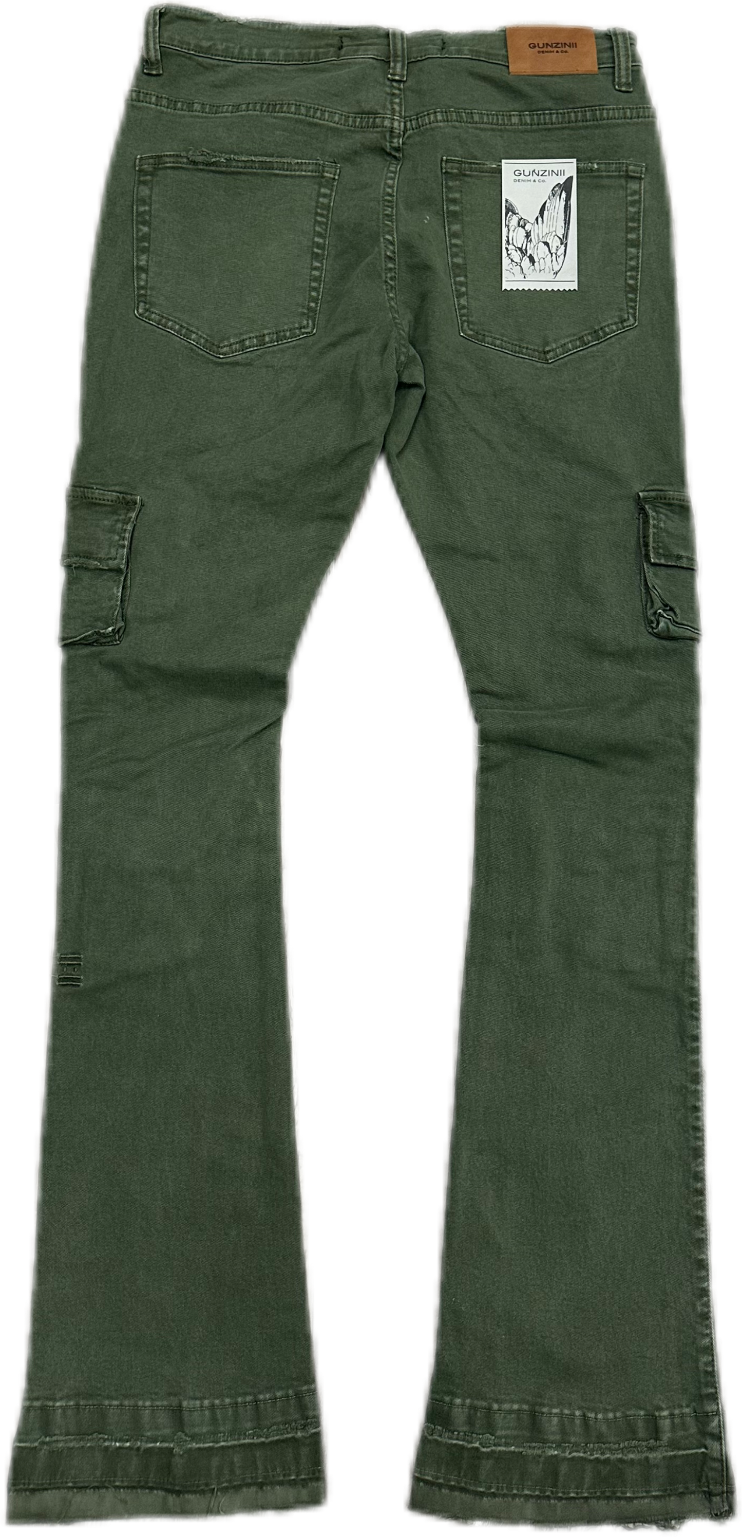 GUNZINII JEANS OLIVE GZ302 MR2