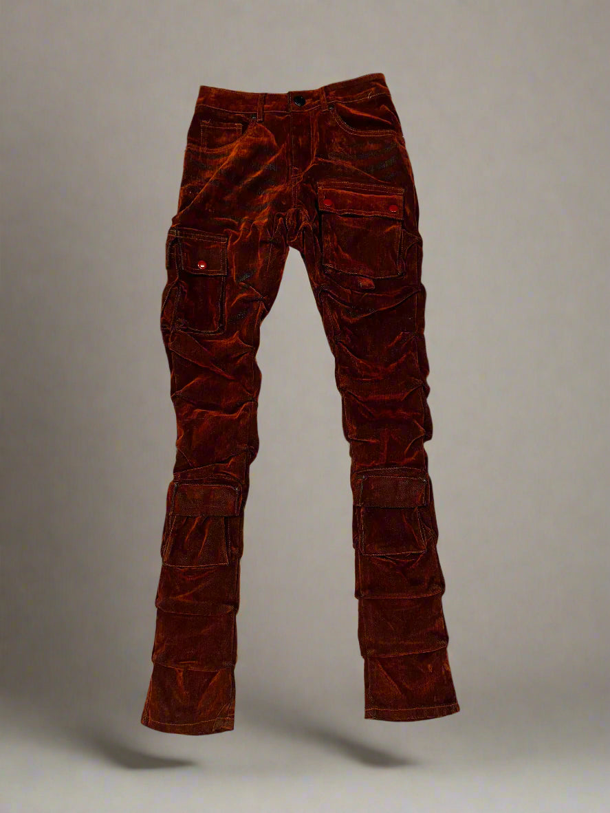 Dark Tangerine Focus Jeans