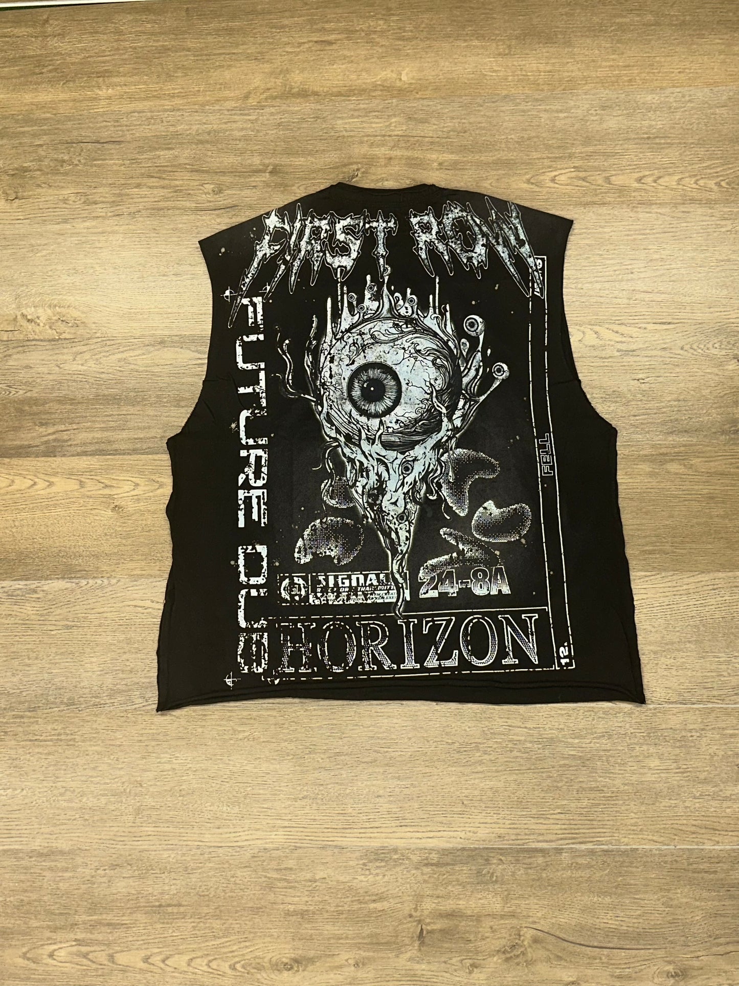 FR HEAVY WASHED GRAPHIC MUSCLE W/STONE