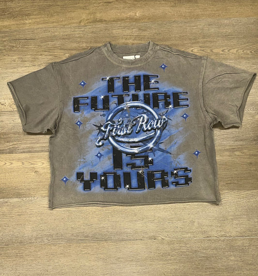 FR HEAVY WASHED GRAPHIC TEE W/STONE