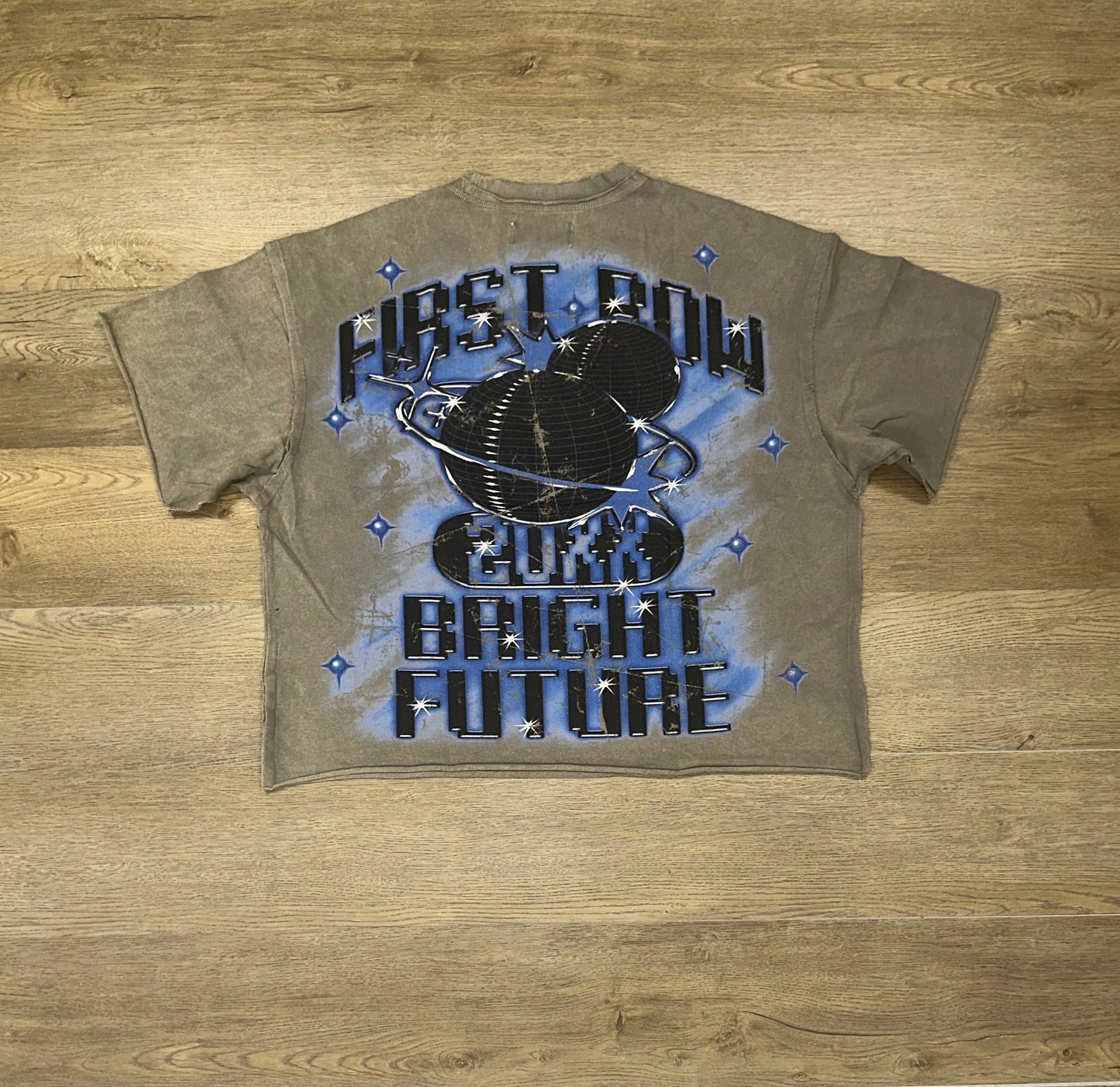 FR HEAVY WASHED GRAPHIC TEE W/STONE