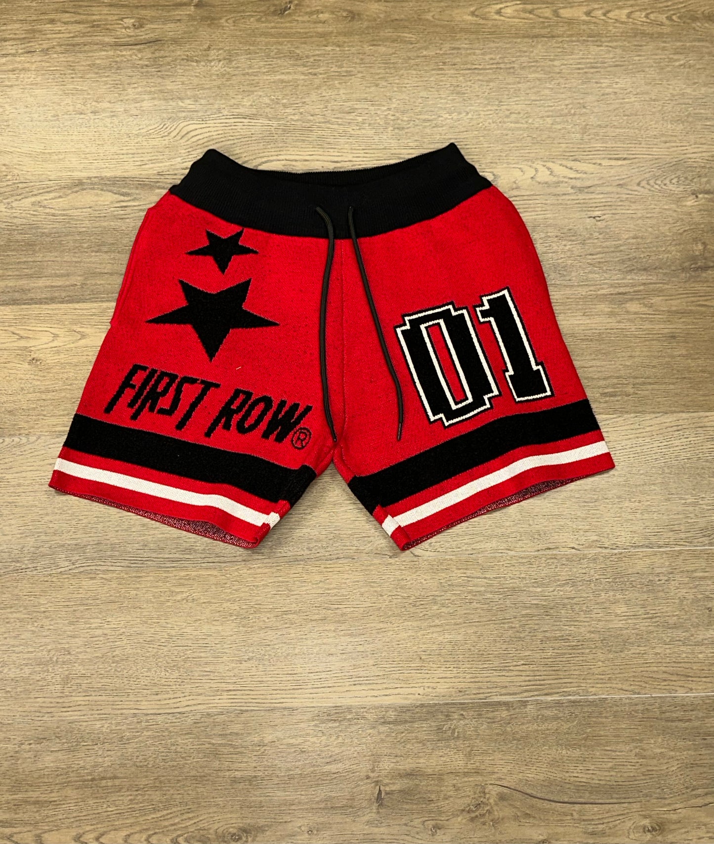 RED FR STADIUM SWEATER SHORTS