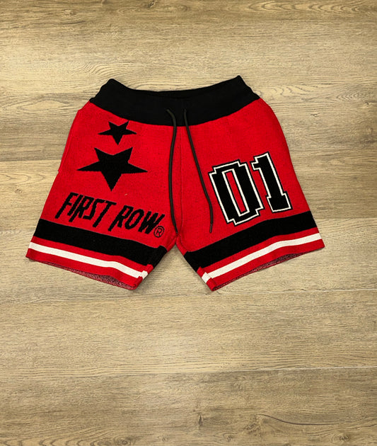 RED FR STADIUM SWEATER SHORTS