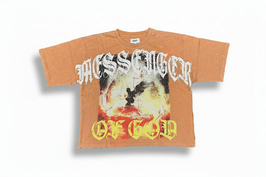 KRYPT Brown/Yellow/White Graphic T-shirt