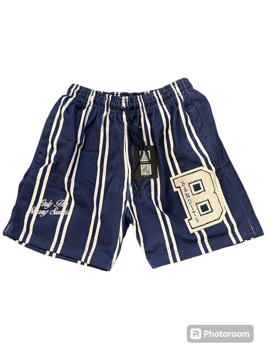 Bandits stripe blue shorts f2