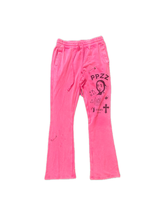 PPZZ jogger flared with print