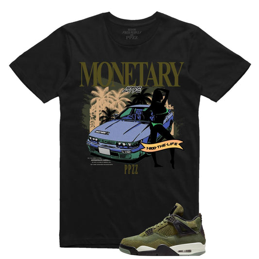 Monetary Life Tee (Blk/Olive)