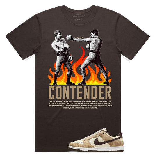 Contender Tee (Chocolate/Tan)
