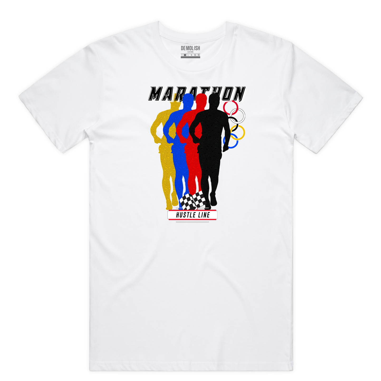 Marathon Tee (White) / D2