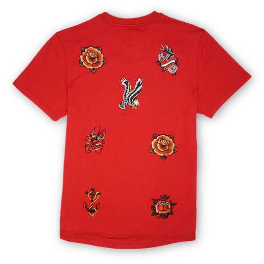 Outlawed Crew Tee (Red)