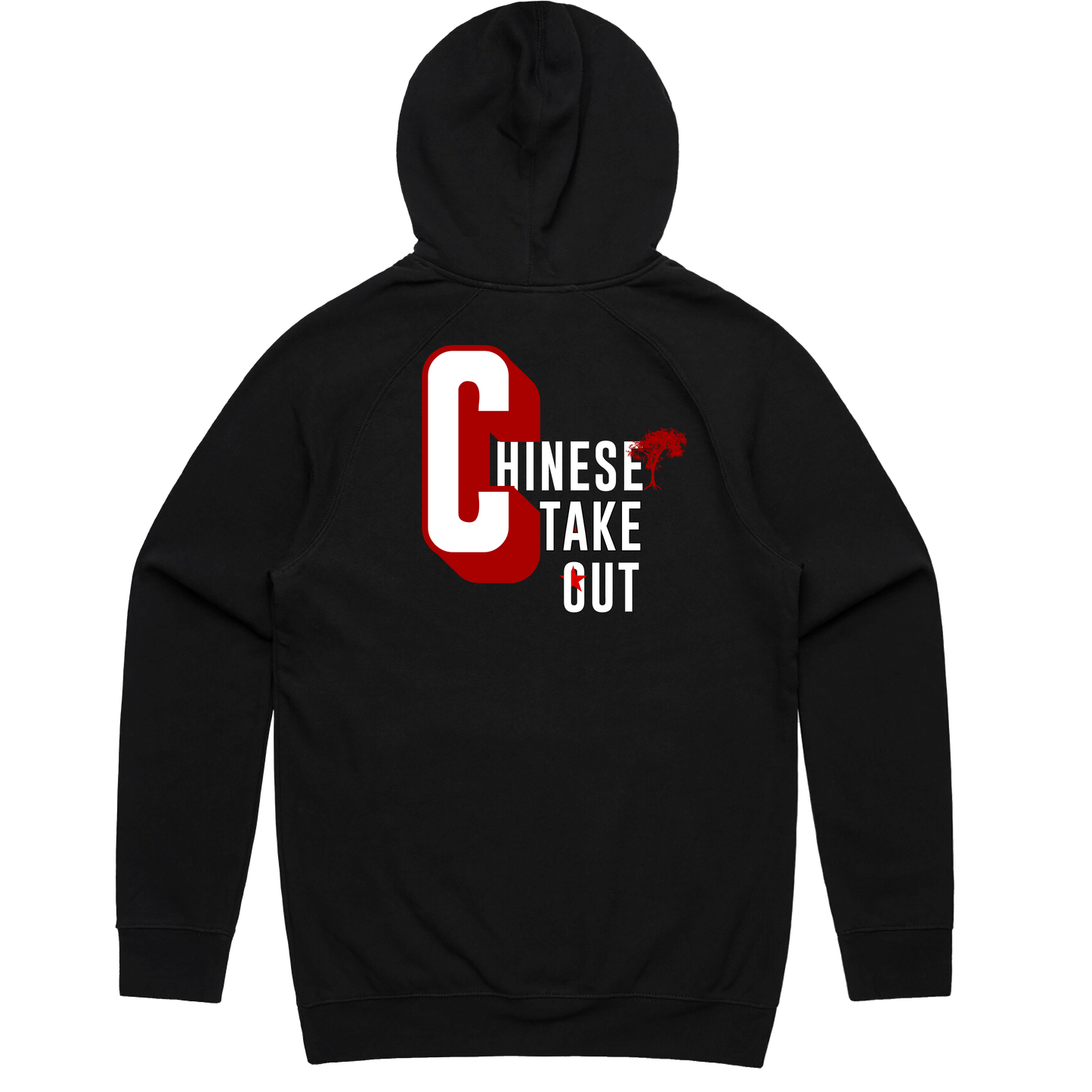 Chinese Takeout x Rich People Octopus Take Out Hoodie (Blk/Red) /D13