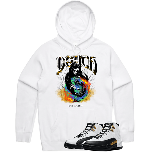 World Of Death Hoodie (White) /MD1
