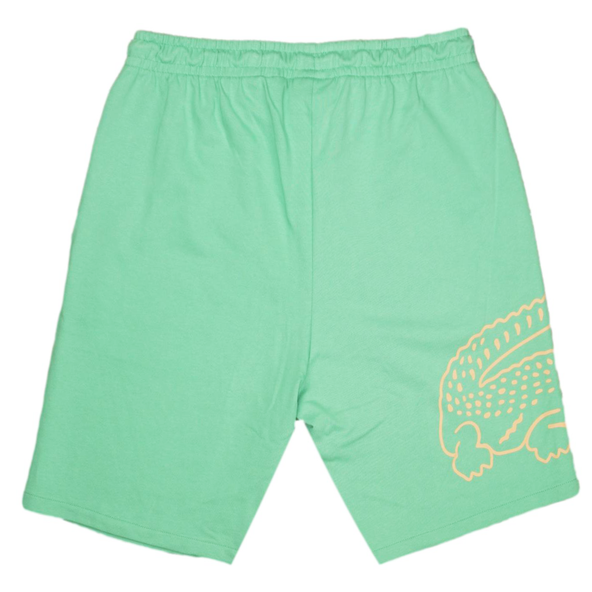 Crocodile Side Print Fleece Shorts (Green)