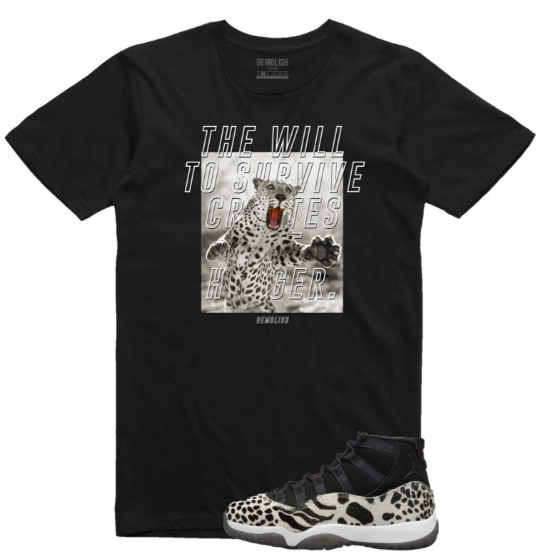 The Will To Survive Tee (Black) /D11