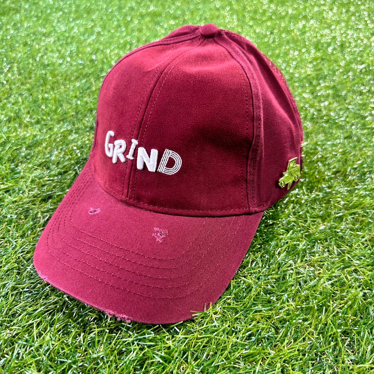 Grind Truck Dad Hat (Maroon)/SU19