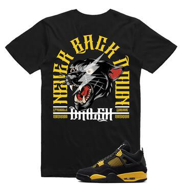 Never Back Down Tee (Blk/Toro Yllw) /D3