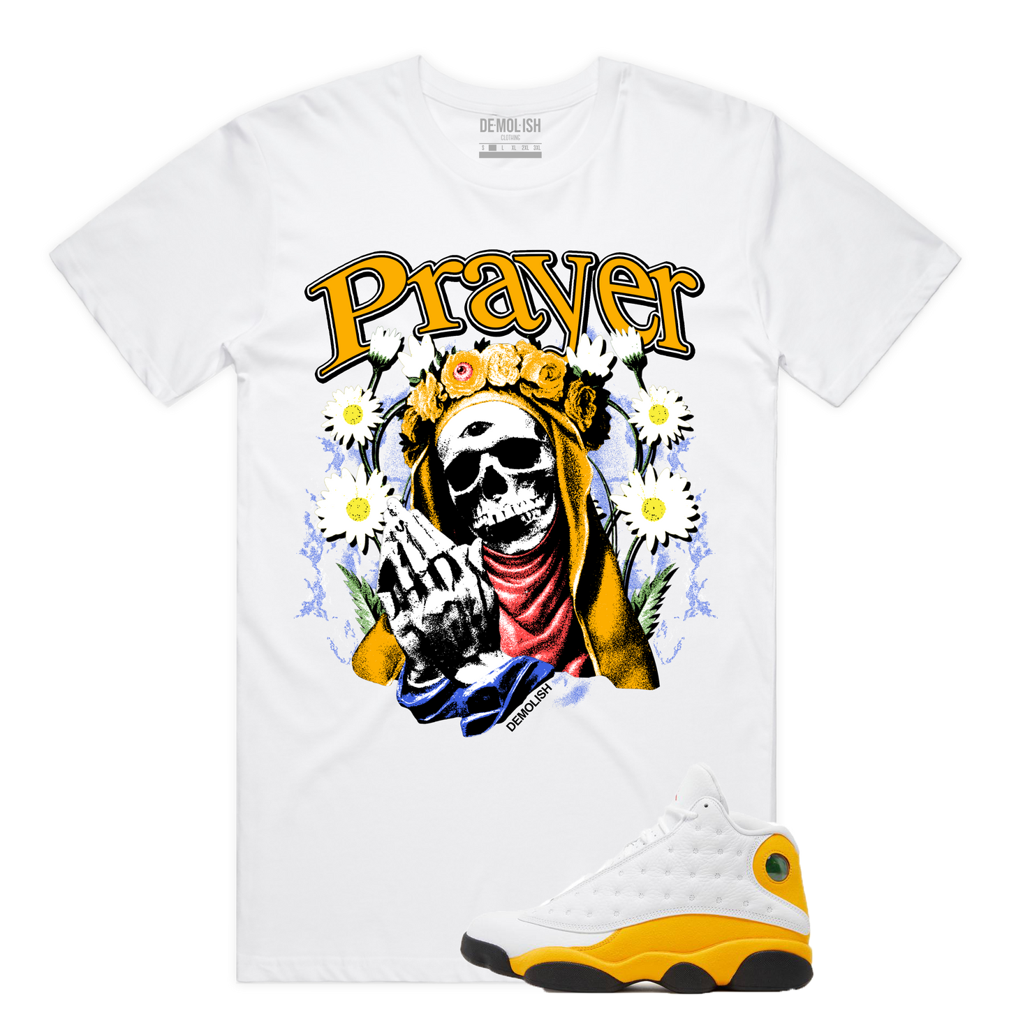 Prayer Tee (Wte/Gold) /D11