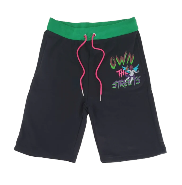 Own The Streets SHORTS (Blk/Multi) /D1