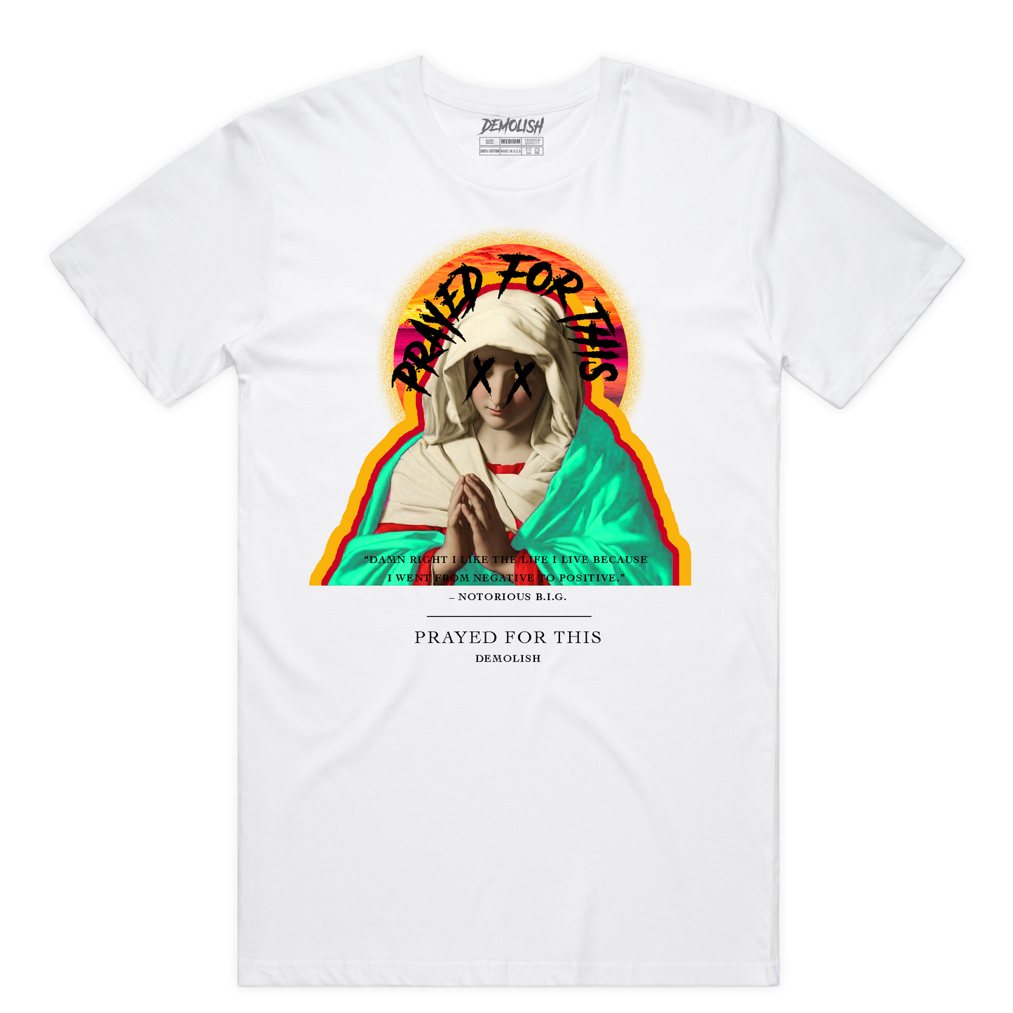 Prayed For This Tee (Wte/Multi) /D5