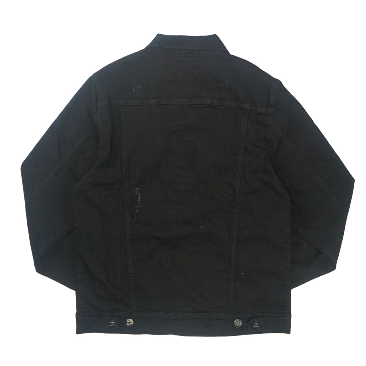 Da Vinci Patchwork Premium Denim Jacket (Black) /D7