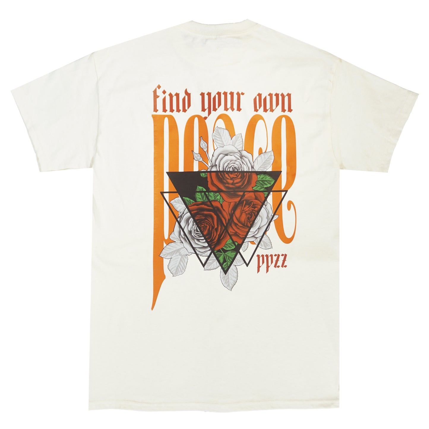 Find Your Own Peace Tee (Natural/Rust Org) /D6