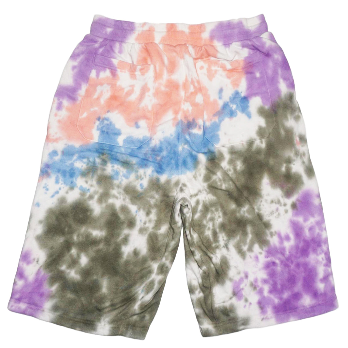 Tie-Dye Shorts (Olive/Pink/Prp) /D14