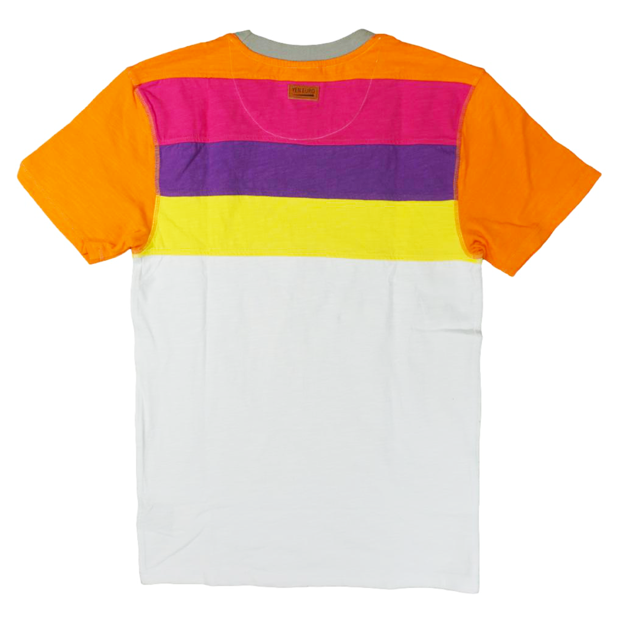 YE Color Block Reflective Tee (White) / D10